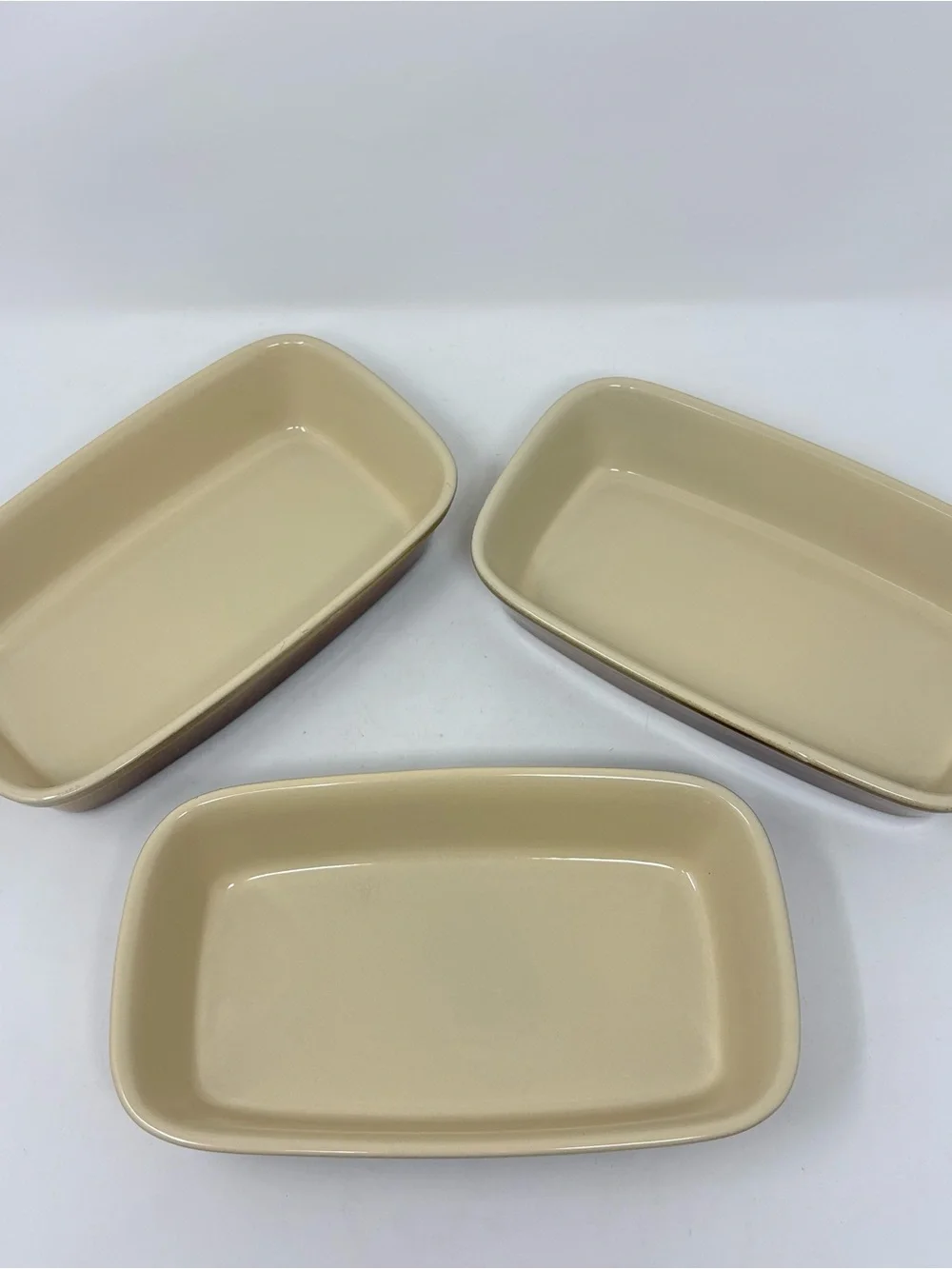 Set of 3 Stoneware Rectangular Baking Dish 8.75”x5”